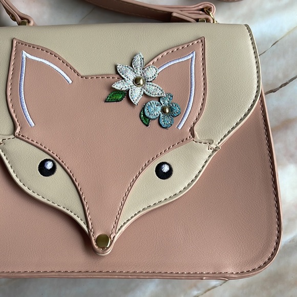 ERSTWILDER | Flora Fox Face Top Handle Bag - Picture 5 of 11